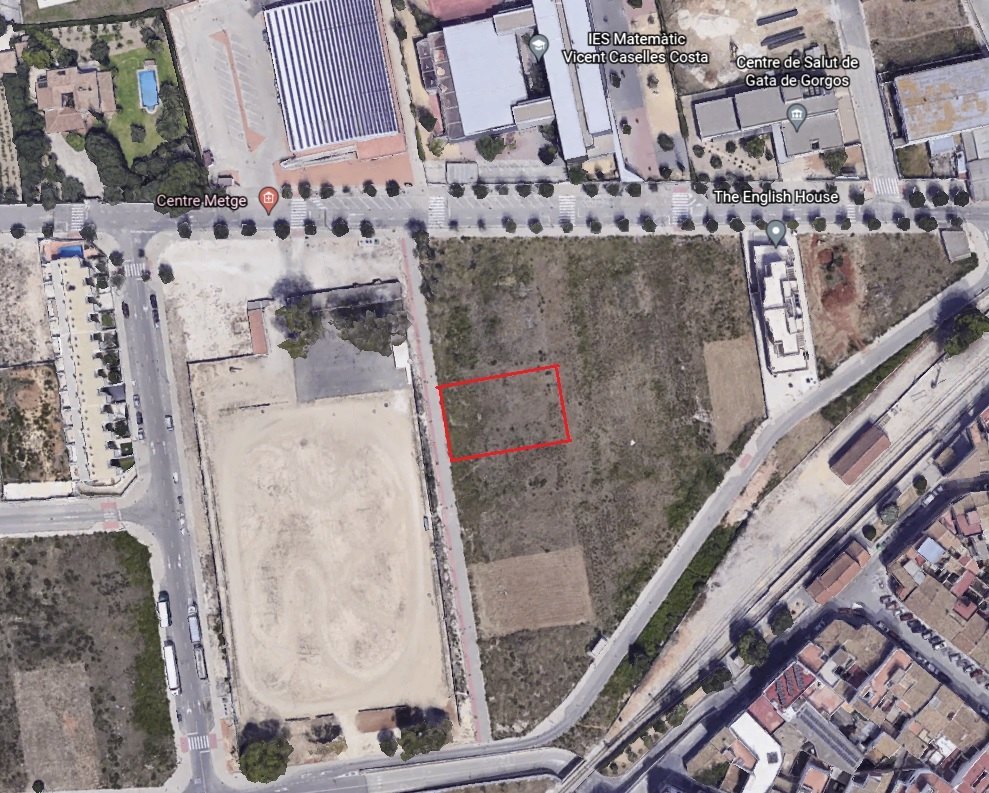 Terreny urbà en venda a Gata de Gorgos